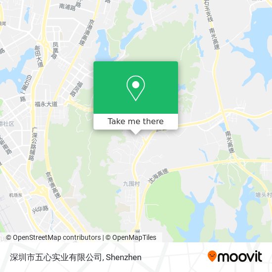 深圳市五心实业有限公司 map