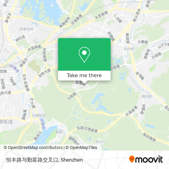 恒丰路与勤富路交叉口 map