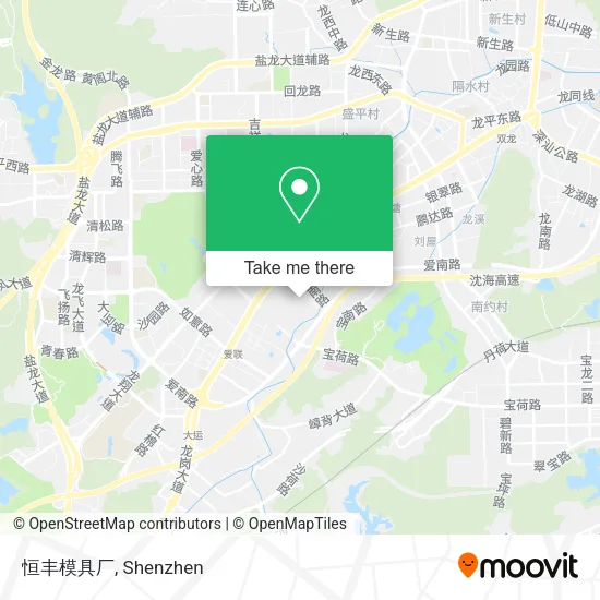 恒丰模具厂 map