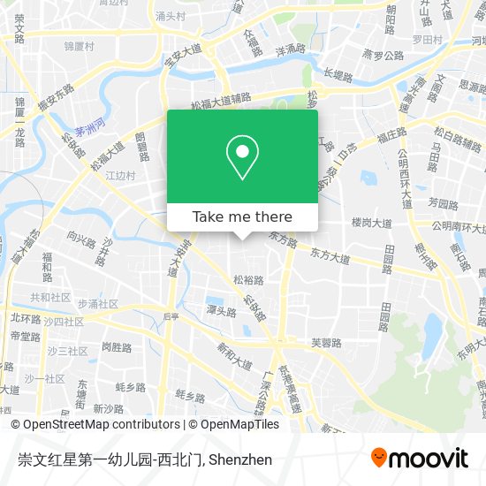 崇文红星第一幼儿园-西北门 map