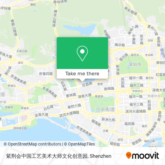紫荆会中国工艺美术大师文化创意园 map