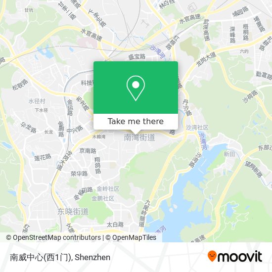 南威中心(西1门) map