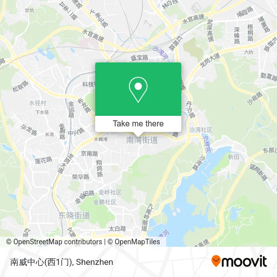 南威中心(西1门) map