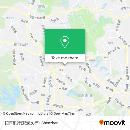 招商银行(观澜支行) map