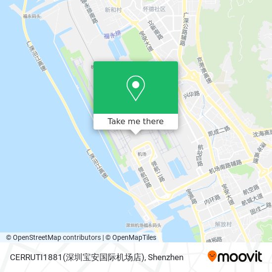 CERRUTI1881(深圳宝安国际机场店) map