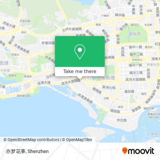 亦梦花事 map