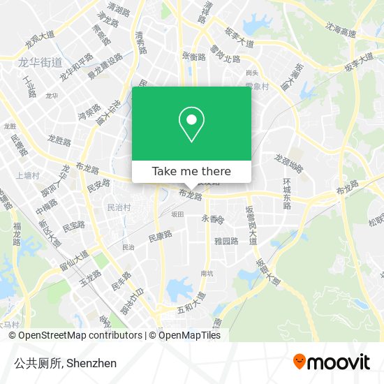 公共厕所 map