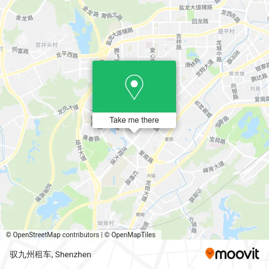 驭九州租车 map