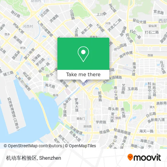 机动车检验区 map