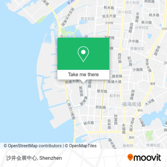 沙井会展中心 map