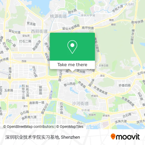 深圳职业技术学院实习基地 map