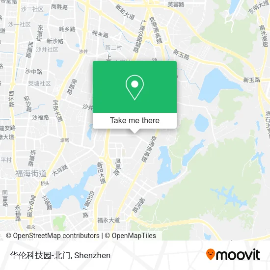 华伦科技园-北门 map