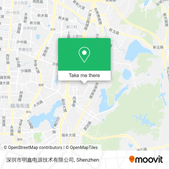 深圳市明鑫电源技术有限公司 map