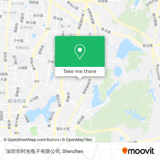 深圳市时光电子有限公司 map