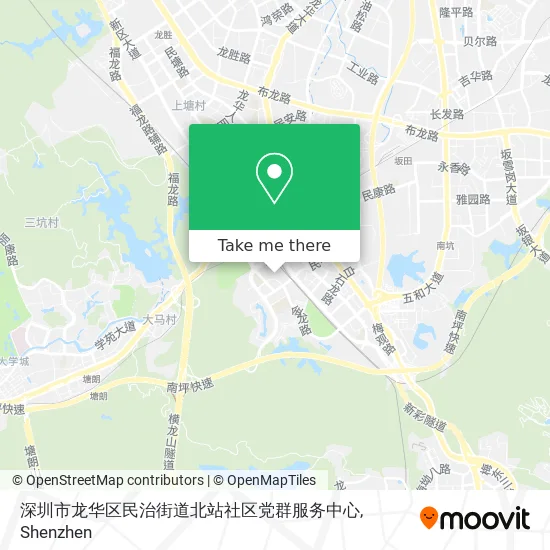 深圳市龙华区民治街道北站社区党群服务中心 map