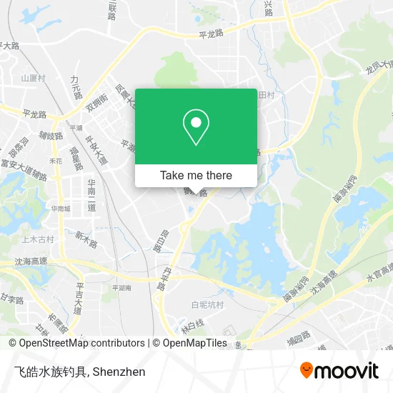 飞皓水族钓具 map