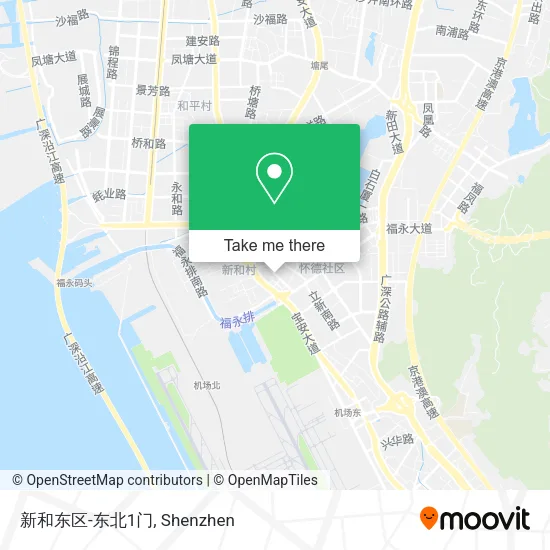 新和东区-东北1门 map