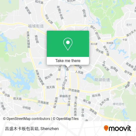 昌盛木卡板包装箱 map