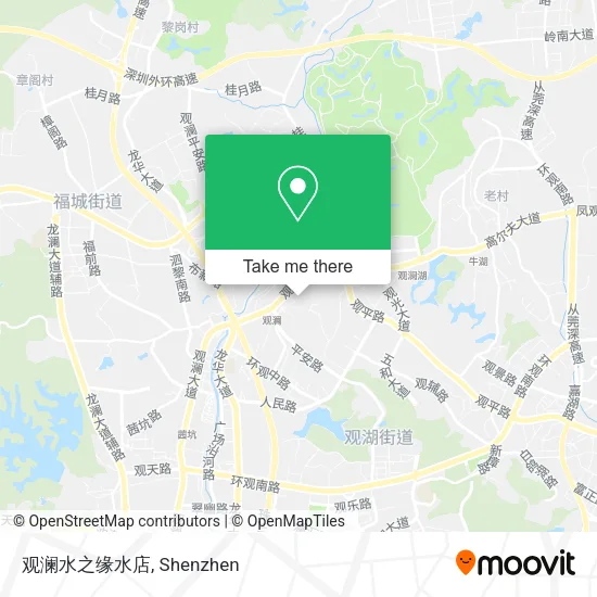 观澜水之缘水店 map