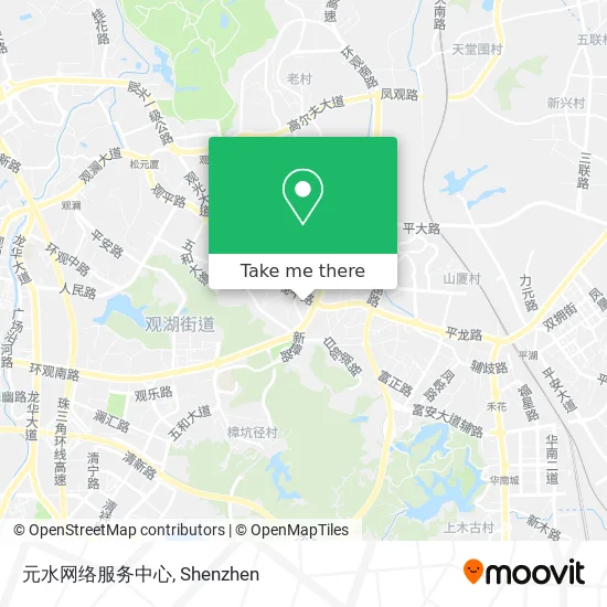 元水网络服务中心 map