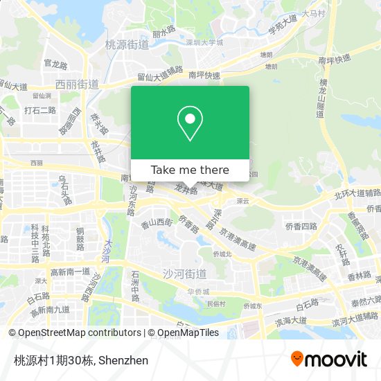 桃源村1期30栋 map