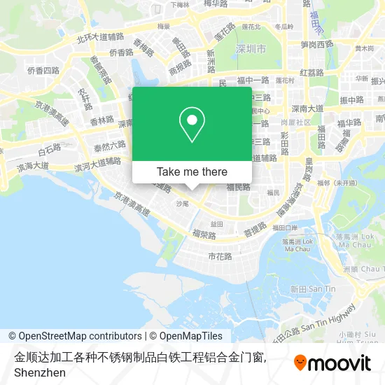 金顺达加工各种不锈钢制品白铁工程铝合金门窗 map