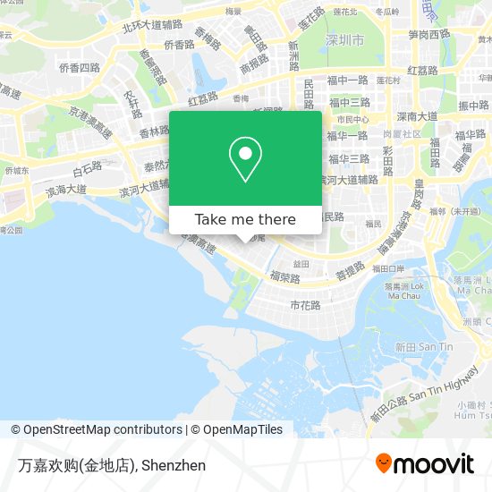 万嘉欢购(金地店) map