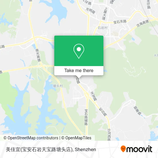 美佳宜(宝安石岩天宝路塘头店) map