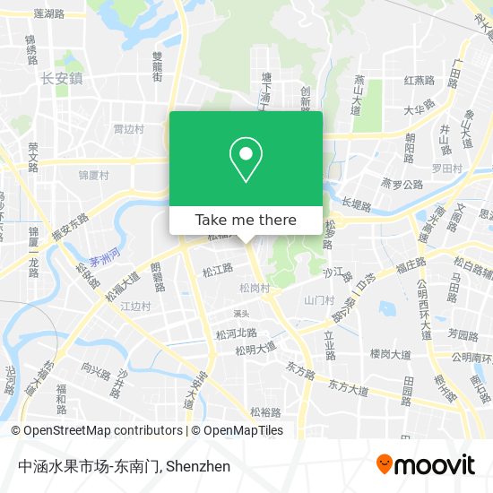 中涵水果市场-东南门 map