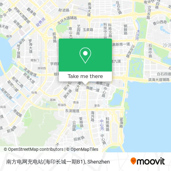 南方电网充电站(海印长城一期B1) map