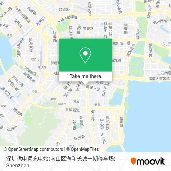 深圳供电局充电站(南山区海印长城一期停车场) map