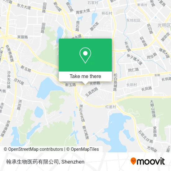 翰承生物医药有限公司 map
