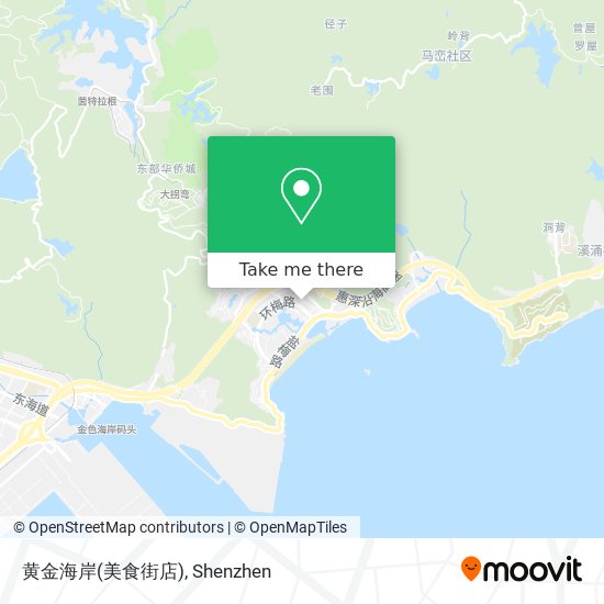 黄金海岸(美食街店) map