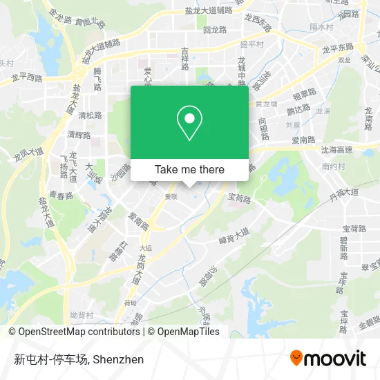 新屯村-停车场 map