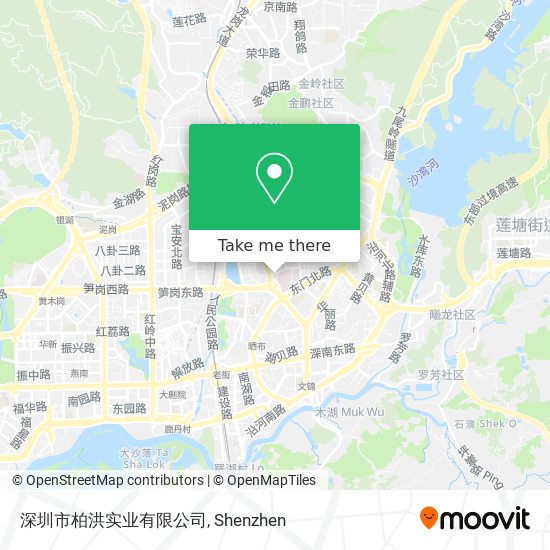 深圳市柏洪实业有限公司 map