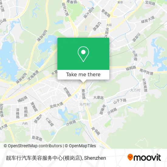 靓车行汽车美容服务中心(横岗店) map
