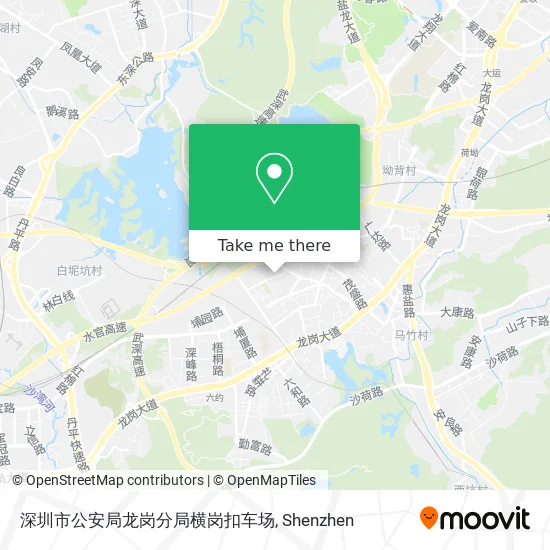 深圳市公安局龙岗分局横岗扣车场 map
