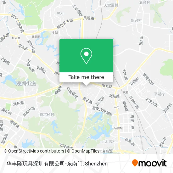 华丰隆玩具深圳有限公司-东南门 map