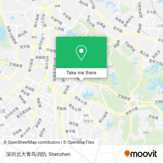 深圳北大青鸟消防 map