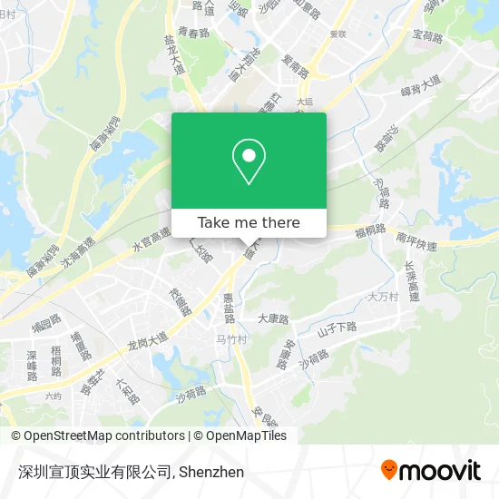 深圳宣顶实业有限公司 map