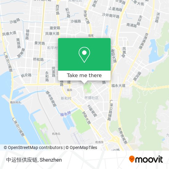 中运恒供应链 map
