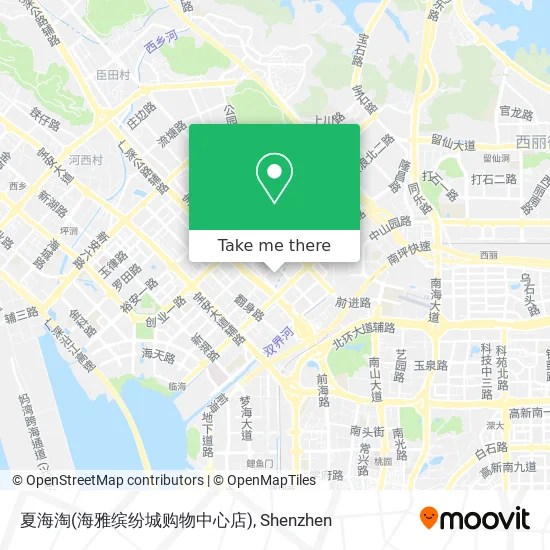 夏海淘(海雅缤纷城购物中心店) map