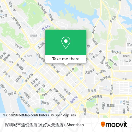深圳城市连锁酒店(原好风景酒店) map