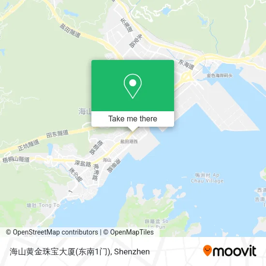 海山黄金珠宝大厦(东南1门) map