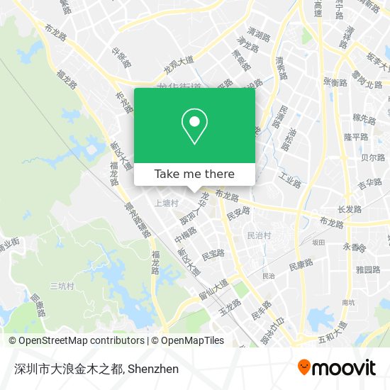 深圳市大浪金木之都 map