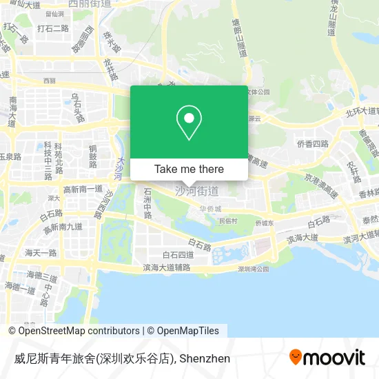 威尼斯青年旅舍(深圳欢乐谷店) map