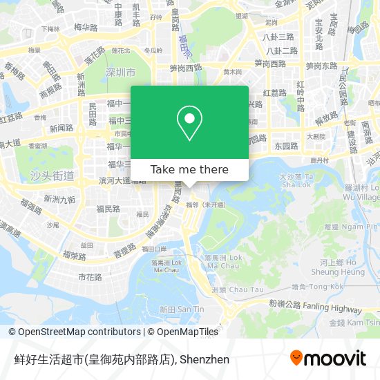 鲜好生活超市(皇御苑内部路店) map