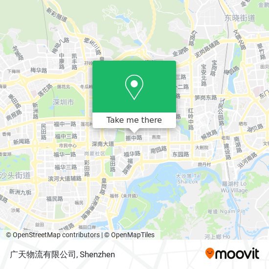 广天物流有限公司 map