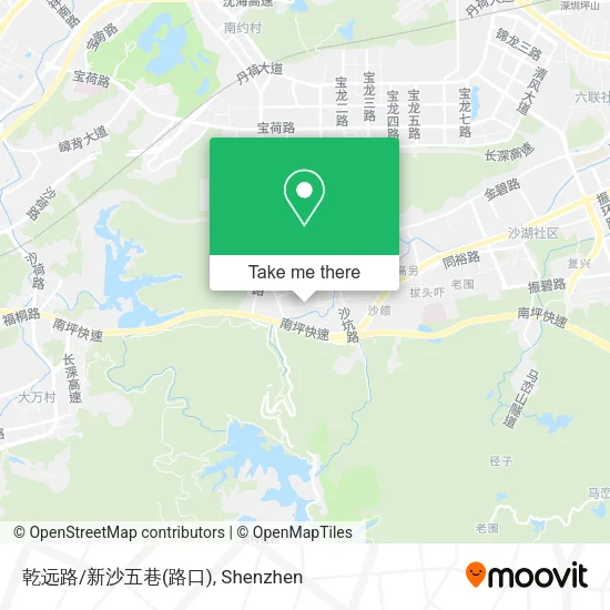 乾远路/新沙五巷(路口) map