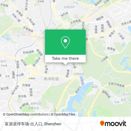 富源居停车场-出入口 map
